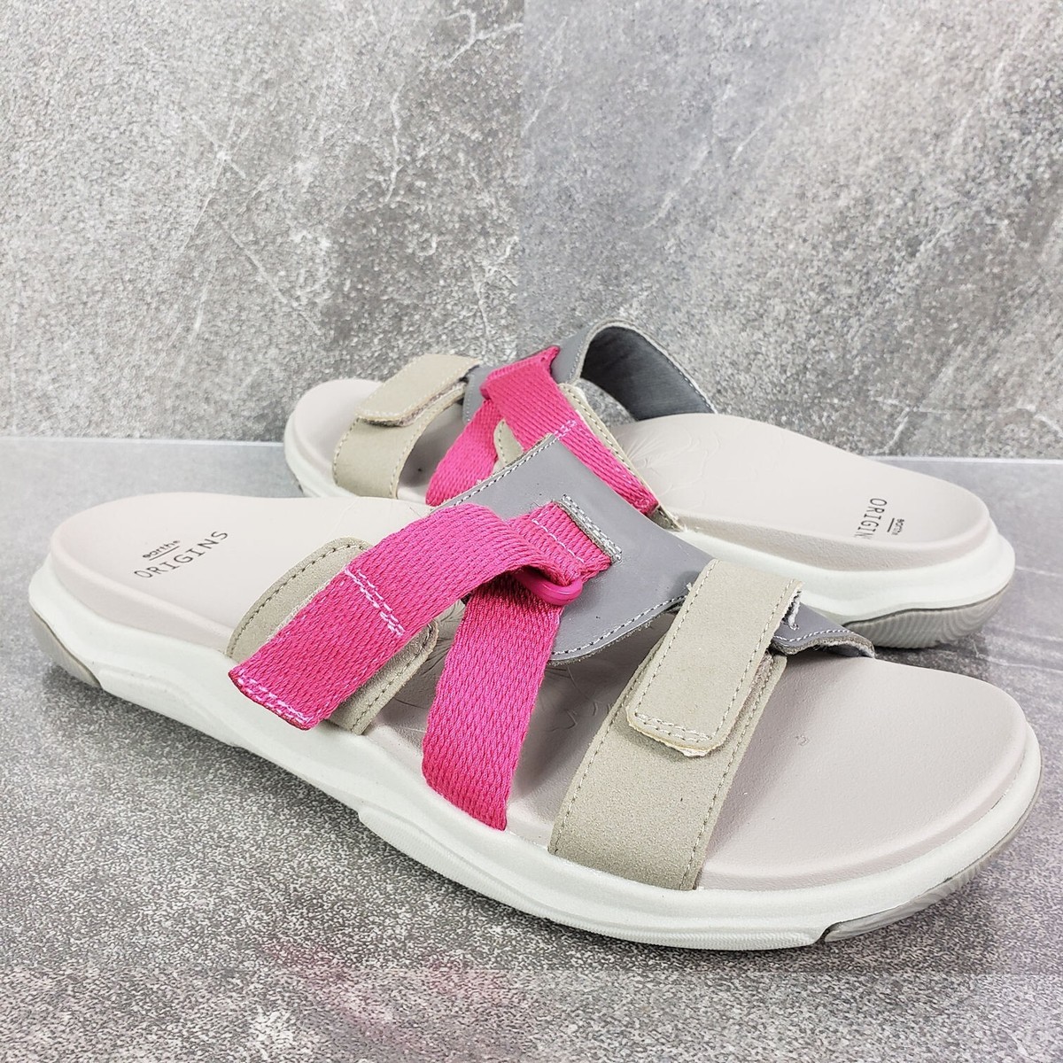 Earth Origins Suede Sport Slide Sandals Vara size 12 Earth Origins Suede Slide Sandals Samara | Mercari main image 4