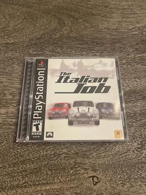 Italian Job For PlayStation 1 - MINT Black Label w/ reg card