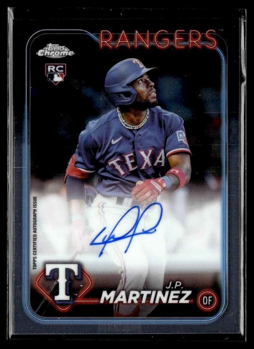 2024 Topps Chrome JP Martinez Rookie Auto Texas Rangers #JP