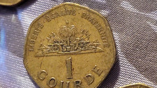 5 GOURDES HAITI COINS Standard Circulation Coin LİBERTÉ · ÉGALİTÉ · FRATERNİTÉ