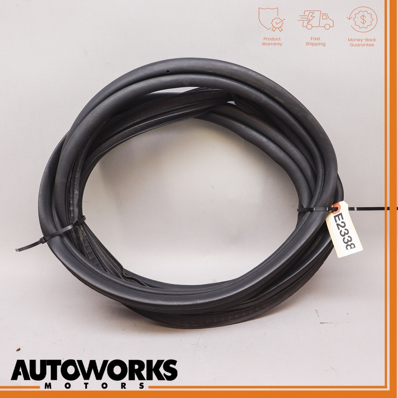03-13 Maserati Quattroporte M139 Trunk Lid Cover Seal Rubber 66517200 OEM
