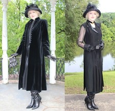 Downton Abbey Gothic Mourning Victorian Steampunk Costume Vintage Collection