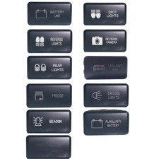 LED Car Control Switch Button For Toyota FJ Cruiser Fortuner Prado Land Cruiser