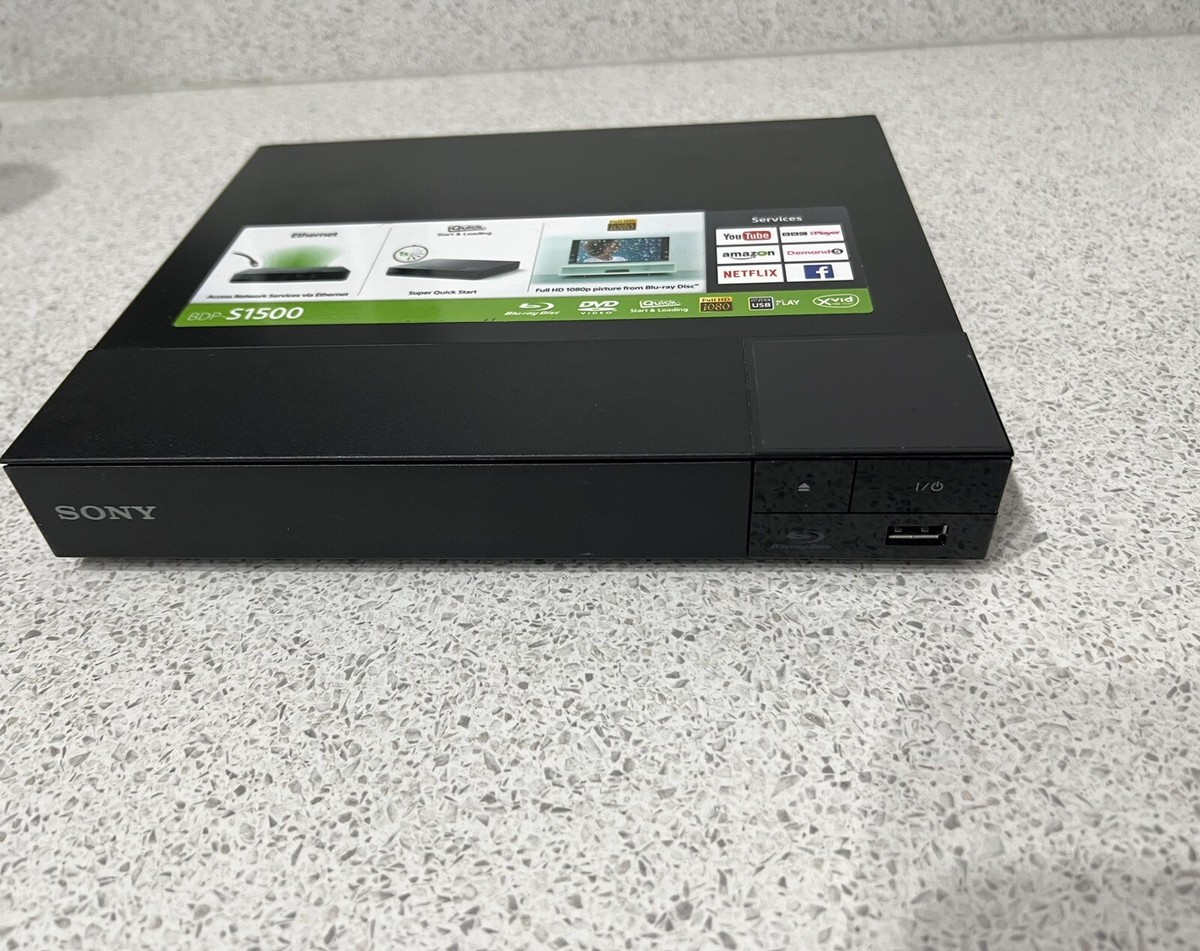 2024年製　SONY BDP-S1500 Sony BDP-S1500 Blu-Ray/ DVD Player – Buffalo Computer Parts