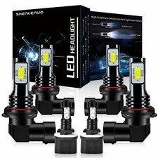 FOR GMC Yukon XL 1500 2500 2000-2006 LED Headlights High Low Fog Light Bulbs Kit