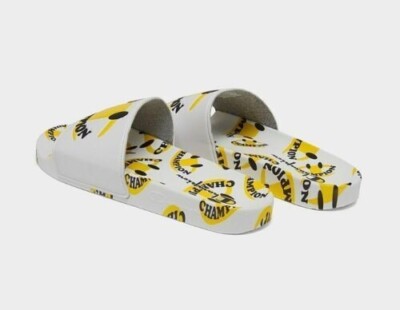 NWT CHAMPION LIMITED EDITION IPO SMILE SMILEY FACE SLIDES SLIDE SANDALS MENS Champion | Shoes | Nwt Champion Limited Edition Ipo Smile  main image 3