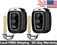2x New Replacement Proxy Key Fob Remote SHELL / CASE For 2020 Hyundai Santa Fe