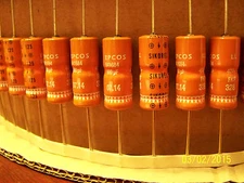 (Lot of 2) SIEMENS EPCOS SIKOREL LL Axial Capacitor 680uF/40V 12x30mm Lead Free