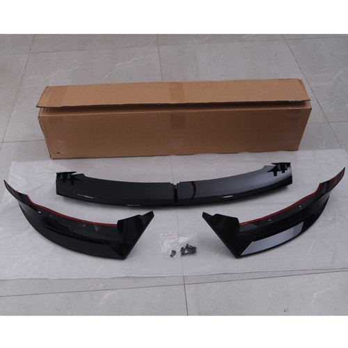 For Tesla Model 3 2017~23 Glossy Black Front Bumper Lip Splitter Spoiler Stage 3 - Bild 4 von 12
