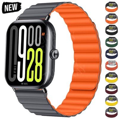 Magnet Silikon Armband Für Xiaomi Mi Band 9 8 Pro / Redmi Watch 5 4 Ersatz Strap