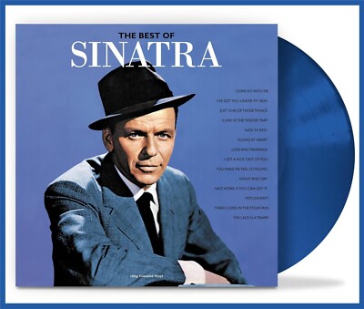 Frank Sinatra ''the best of'' blue-coloured Vinyl LP NEU Album 2022