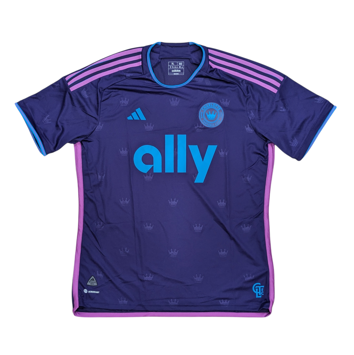 Adidas MLS Soccer Jersey Charlotte FC Crown 23/24 Men's Size XL