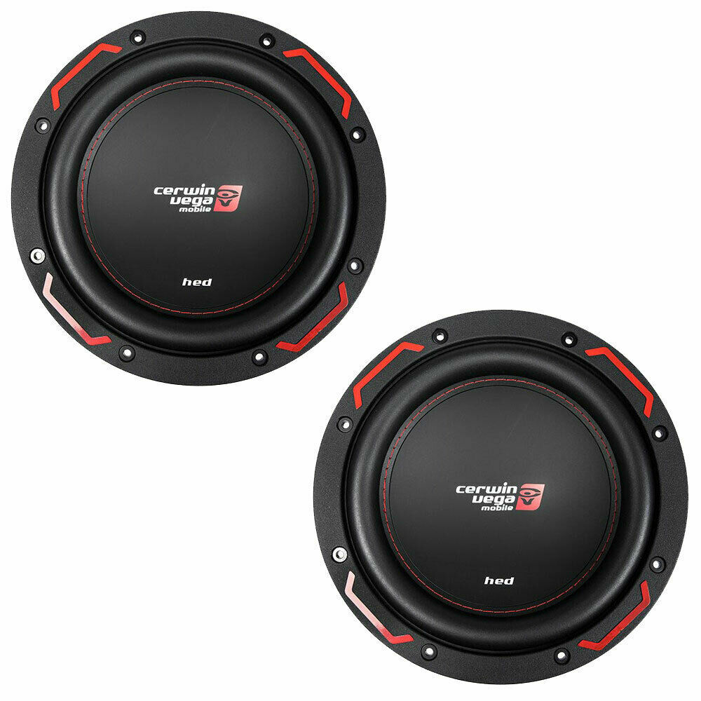 2) CERWIN VEGA H7124D 12” Car Subwoofers Dual 4-Ohm 2400W MAX New  Woofers