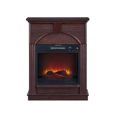 Bold Flame 48 Inch Electric Fireplace Heater In Dark Chocolate