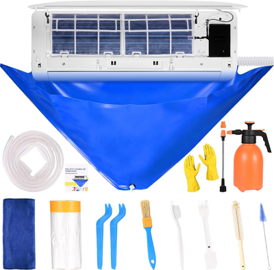 #ad #ad 14Pcs Mini Split Cleaning Kit Professional Mini Split Cleaning Bag with 2L High $59.99