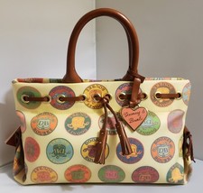 Dooney & Bourke Medallion Tassel Tote Beige New w/Tag Rare
