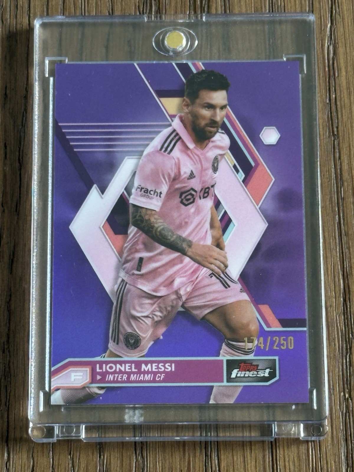 2023 Finest MLS Purple Refractor Lionel Messi /250 Card #1