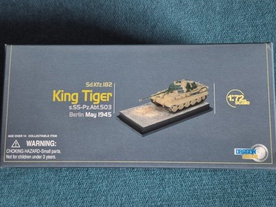 DRAGON ARMOR Nr. 60254  Sondermodell Kingtiger Berlin  Mai 1945  1/72