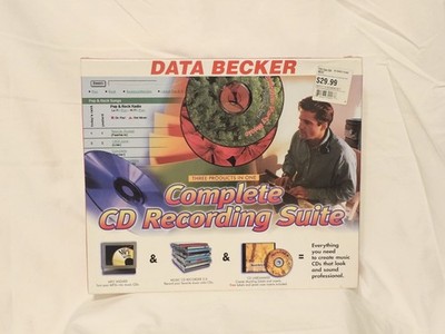 Data Becker Complete CD Recording Suite 3 Products In 1 Create Music CDs