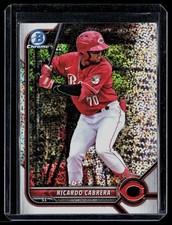 2022 Bowman Draft #BDC-139 Ricardo Cabrera Chrome Sparkle Refractor