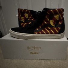 VANS Sk8-Hi Harry Potter Gryffindor High-Top Sneakers Black Red Yellow Canvas