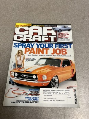 Car Craft Dec/2006/spray your 1st paint job/gun tech/mix paint/perfect clearF15A