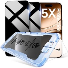 Privacy Screen Protector for iPhone 16 Pro, 9H Hardness 28  Anti Spy Private...