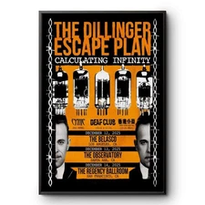 The Dillinger Escape Plan Poster Calculating Infinity Tour Art Print