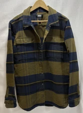 Alaskan Hardgear AKHG Crosshaul Flannel Shirt Jac Womens L Boyfriend Fit Plaid
