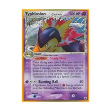 Pokemon Pokemon EX Dragon Frontiers Typhlosion - Delta (R) #12 (Foil) Fair