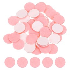 50 Pcs Adhesive Felt Circles, 3/4" Round Non-Woven Felt Stickers, Pink
