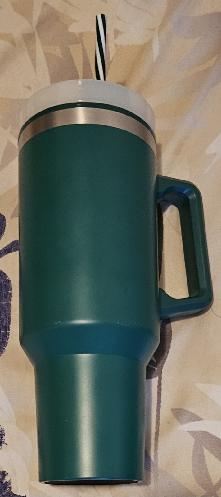 Stainless Steel Tumbler 40 Fl Oz + Hydration Accessory Set "Holly Jolly Vibes"🎄