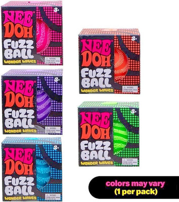 NeeDoh Fuzz Ball Wonder Waves 2.25'' - AUTHENTIC - CHOOSE YOUR OWN COLOR