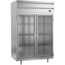 Beverage Air PF2HC-1BG 52" Two Section Reach-In Freezer w/ 2 Glass Doors, Alu...