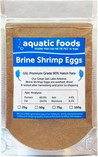 Brine Shrimp Eggs Premium Grade 90 Hatch Rate, Great Salt Lake Artemia Brine Sh