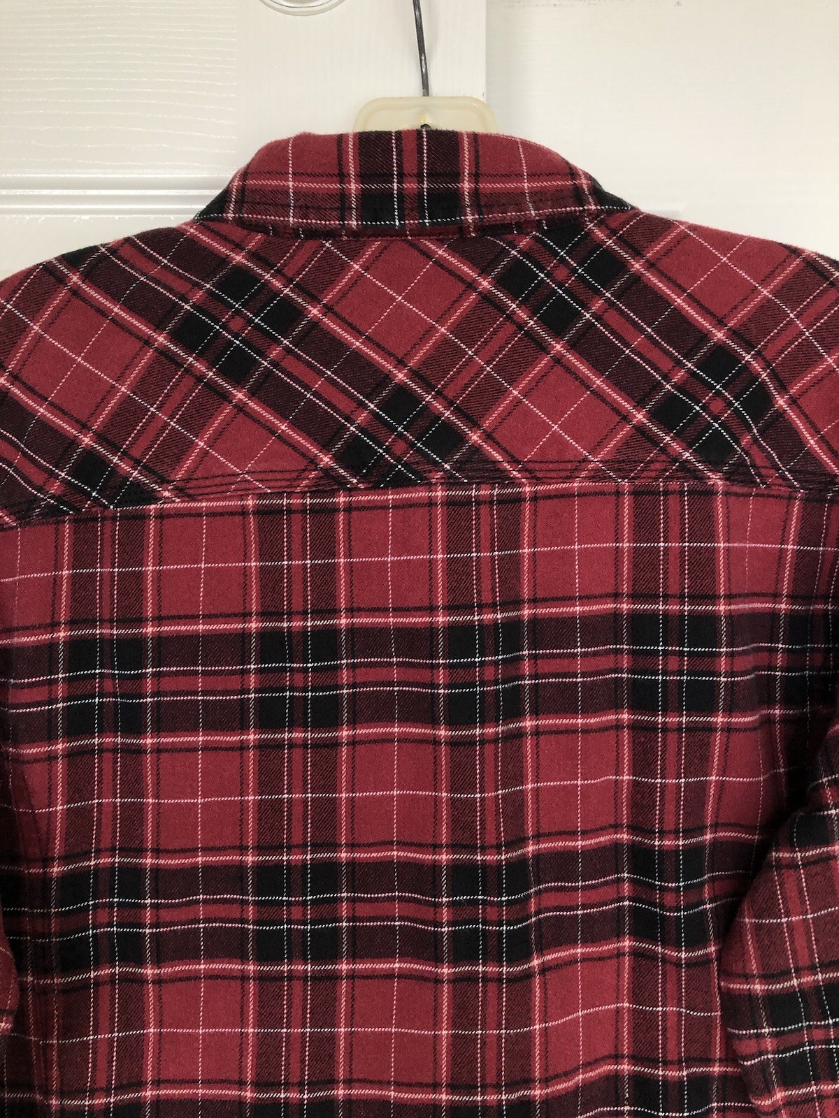 Faded Plaid Flannel Carhartt Vintage Style Women’s Size Large 12/14 thumbnail 11
