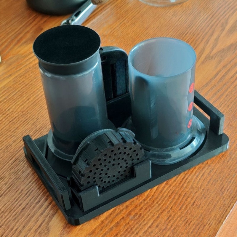 Coffee Rack Coffee Making Tool Shelf Modern Coffee Accessory Stand for Coffee
