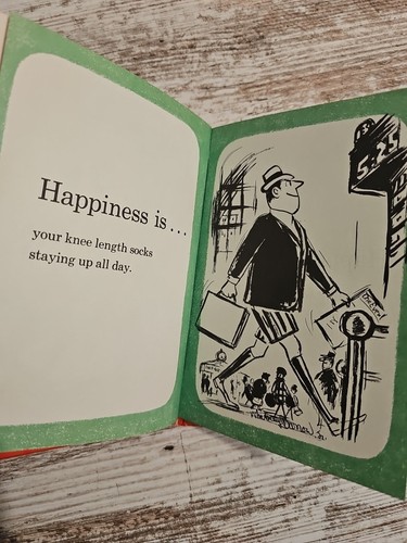 Happiness Is A Dry Martini Johnny Carson Illustrated Whitney Darrow Hardcover - Picture 7 of 7