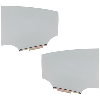 Set of 2 Door Glasses Rear Driver & Passenger Side Left Right for Avalon Pair