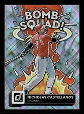 2022 Donruss #BS-10 Nicholas Castellanos Cincinnati Reds Bomb Squad Diamond