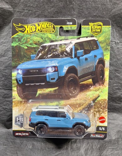New 2025 Hot Wheels Premium Car Culture Off Road ' 2024 Toyota Land Cruiser Blue