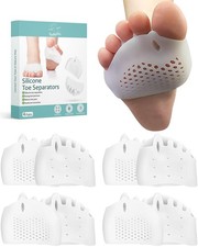 4 Pairs Hyggear Silicone Toe Separator Hyggear Silicone Toe Separators for Women