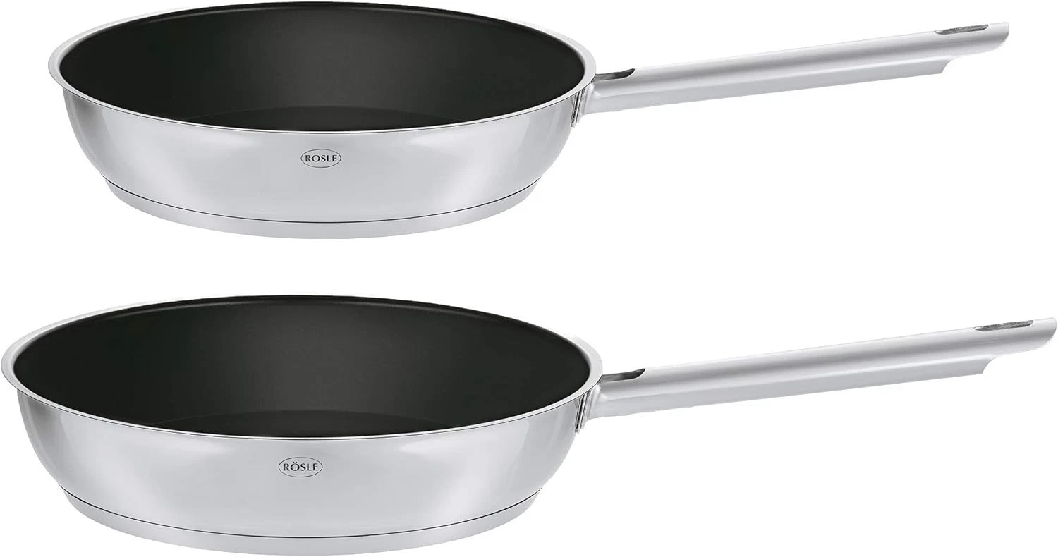 Rosle Elegance 2-Piece ceramic coated Frying Pan Set 8" and 11" 13363-Germany