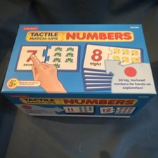 Lakeshore Tactile Match-Ups Numbers Puzzle Set Ages 3 30 Textured Numbers