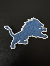 VINTAGE CLASSIC RETRO THROWBACK DETROIT LIONS LOGO PATCH NEW OLD STOCK 🏈