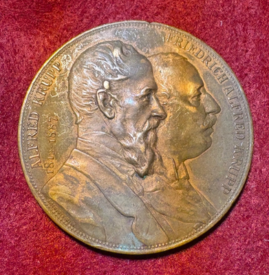 #ad KAISERREICH: Essen 1892 ALFRED KRUPP errichtet von seinen Angestellten 3269 EUR 28.00