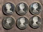 6-1985 National Parks Silver Canadian Dollar Proof 50% Silver Coin LOT