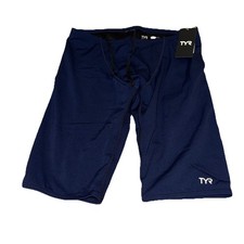 NEW NWT TYR SWIM SUIT SHORTS SWIMSUIT DURAFAST JAMMER COMPETITION MENS BLUE 32