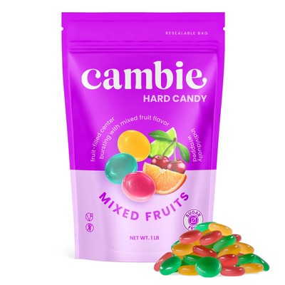 Sugar Free Mixed Fruit Hard Candy - 1 Pound of Individually Wrapped Low Calor...
