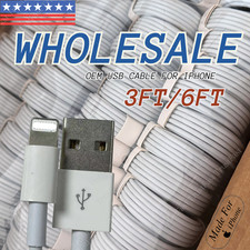 6FT/3Ft USB Fast Charger LOT Charging Cable Cord For iPhone 14 13 12 11 8 7 6 SE